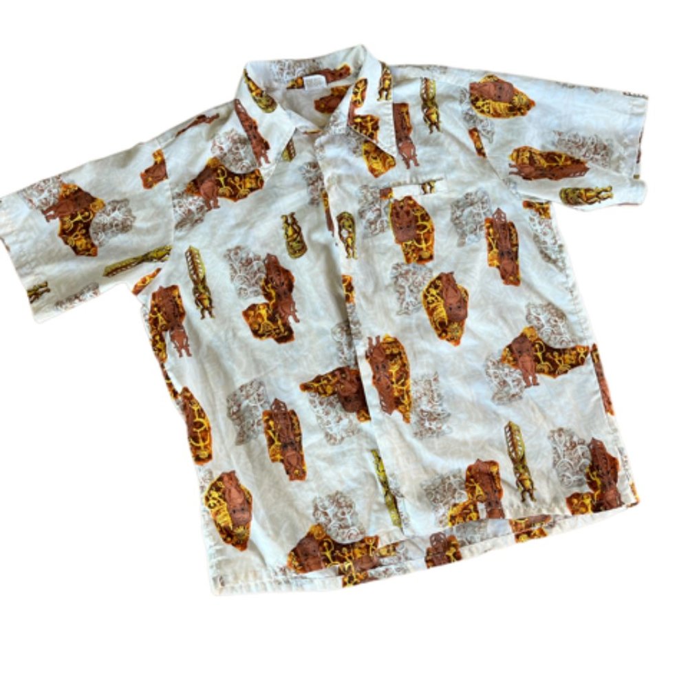 Vintage Aloha Tiki Shirt